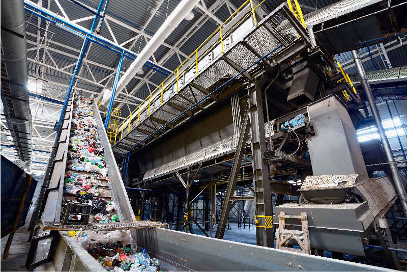 Recycling Plant Using Bulk Bags